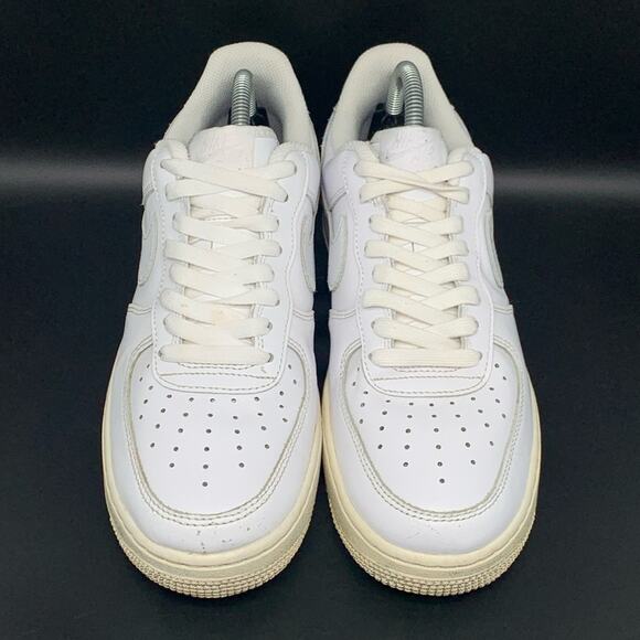 Nike Air Force 1 \'07 Low Triple White Shoes 315122-111 Men\'s Sz 8 Women\'s Sz 9.5 main image 9